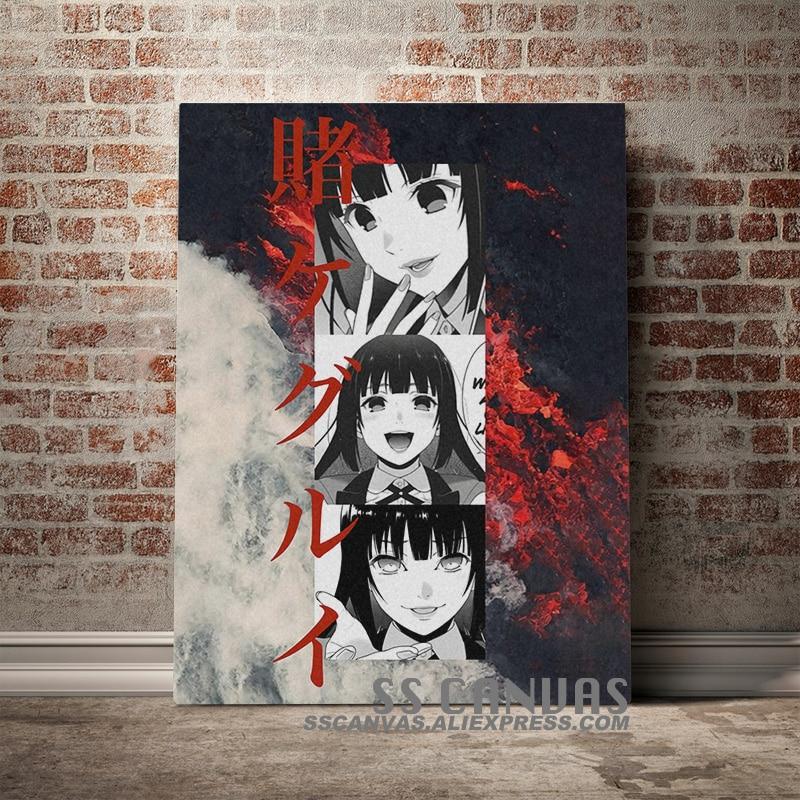 anime kakegurui ' Poster, picture, metal print, paint by Branden