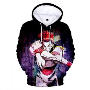 Hisoka Black White 3D Hoodies - Rick And Morty Shop