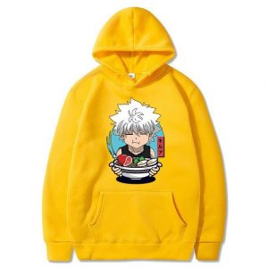 Killua Zoldyck Eats Ramen Hoodie - Rick And Morty Shop