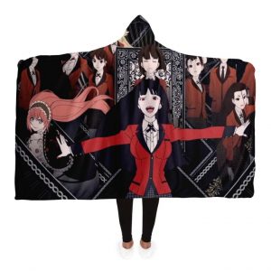 Kakegurui Hooded Blanket #01