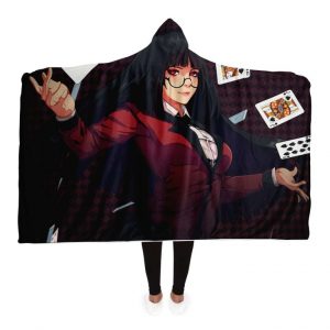 Kakegurui Hooded Blanket #02